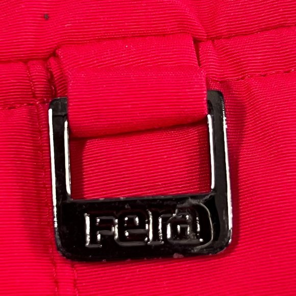 Vintage 80s‎ FERA Ski Bib Snow Suit Pants Stretch Red Apres Retro Mens ML 34R - Picture 8 of 16